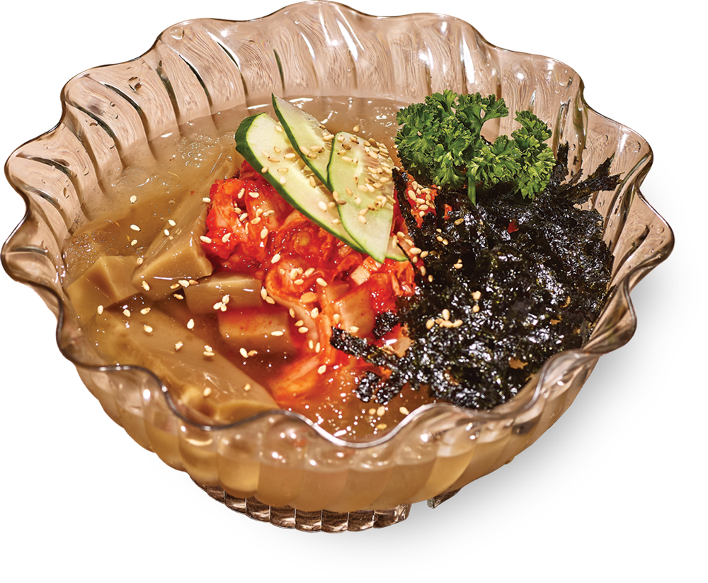 단품 김치 묵사발