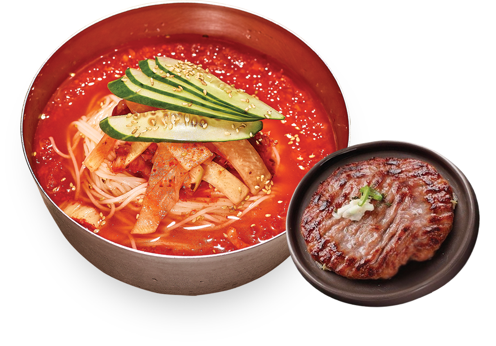 떡갈비 김치말이 국수 셋트
