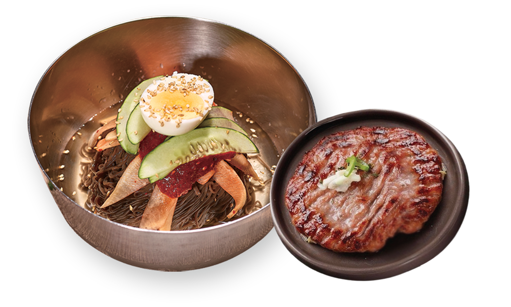 떡갈비 비빔냉면 셋트