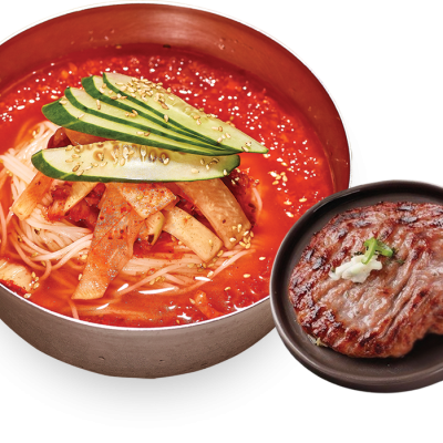떡갈비 김치말이 국수 셋트