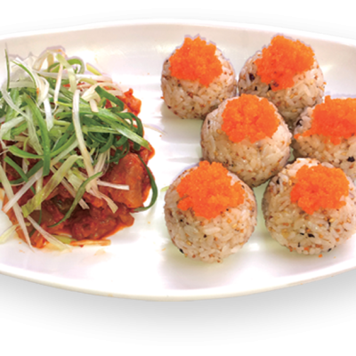 날치알 주먹밥