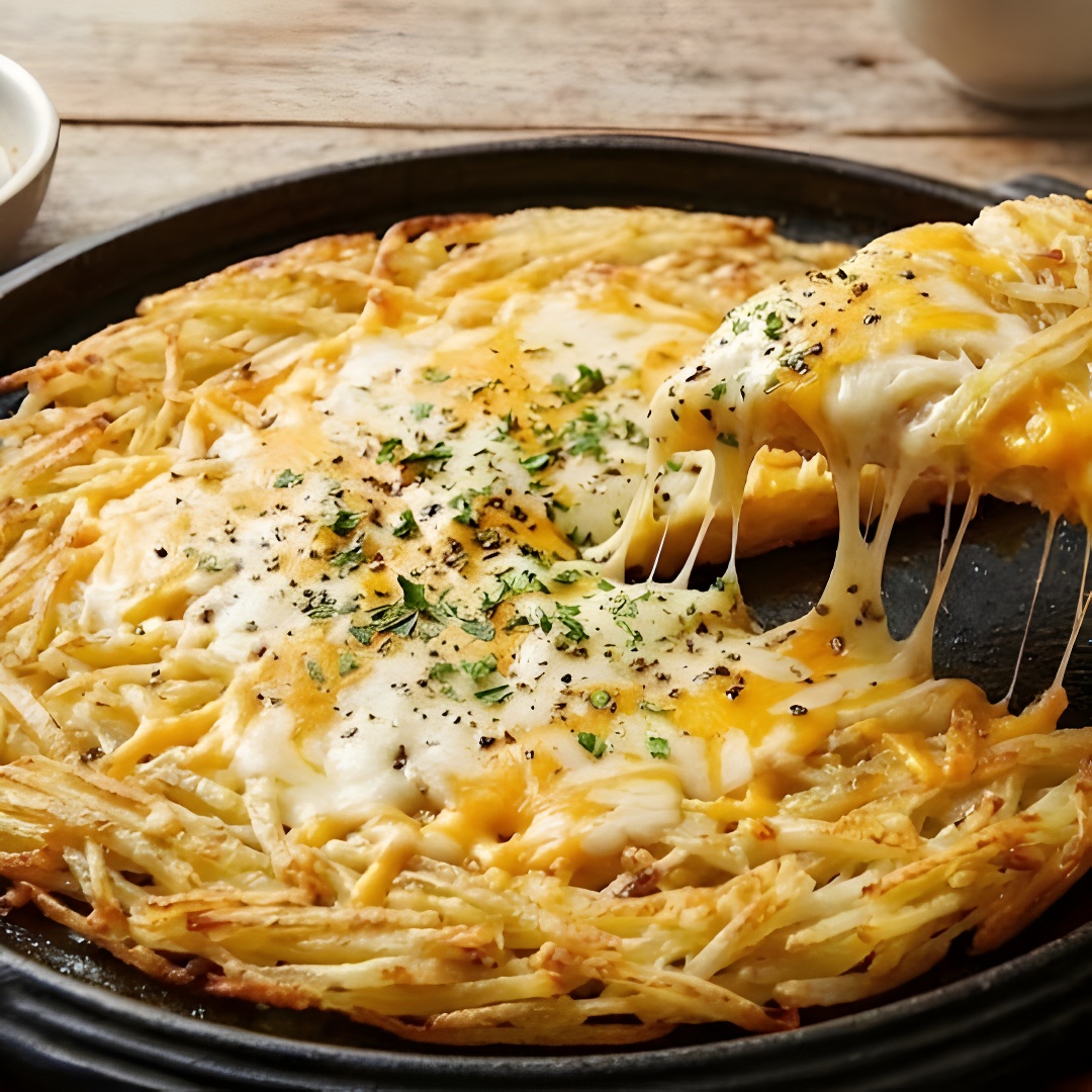 눈꽃 체다치즈 감자채전
