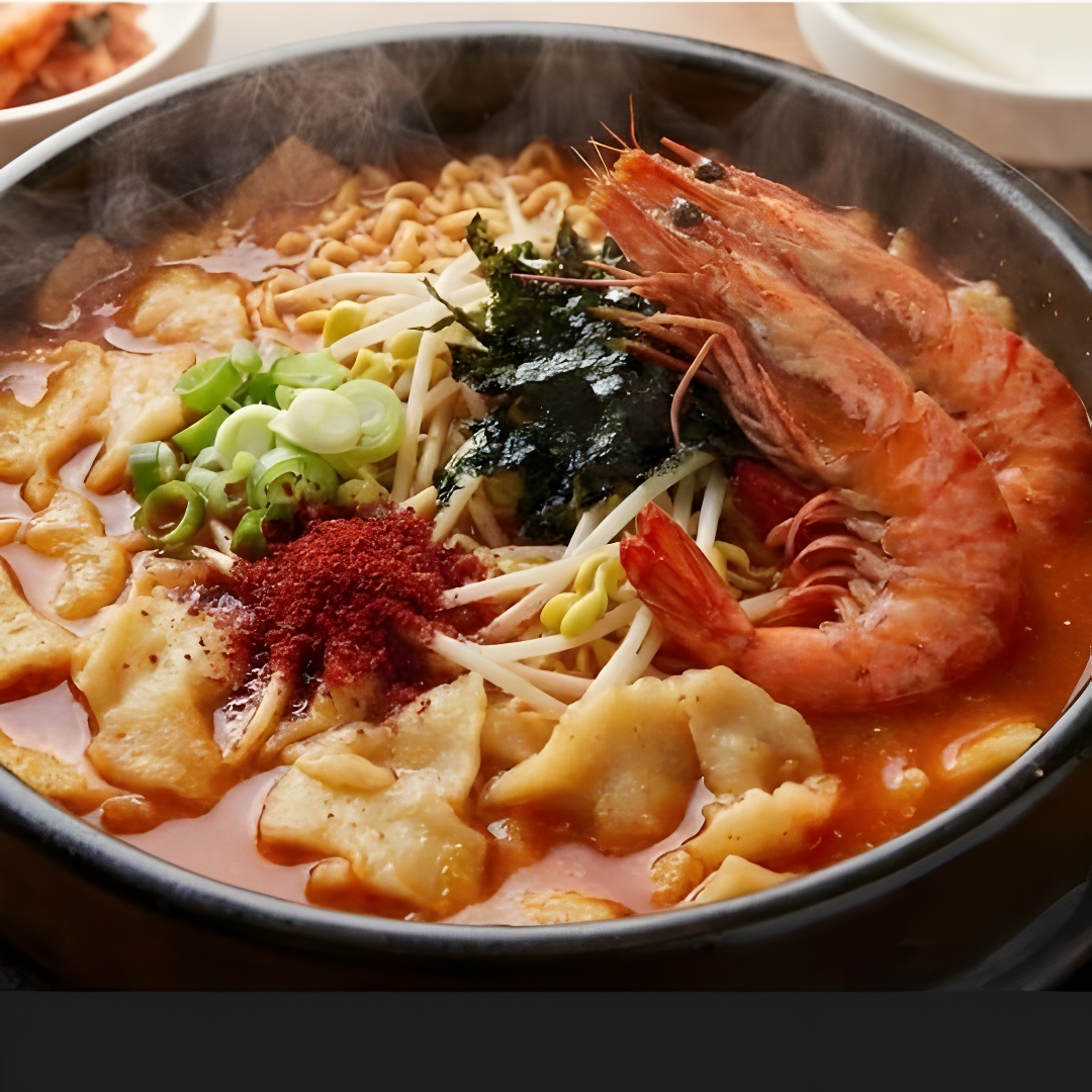 얼큰 왕새우라면