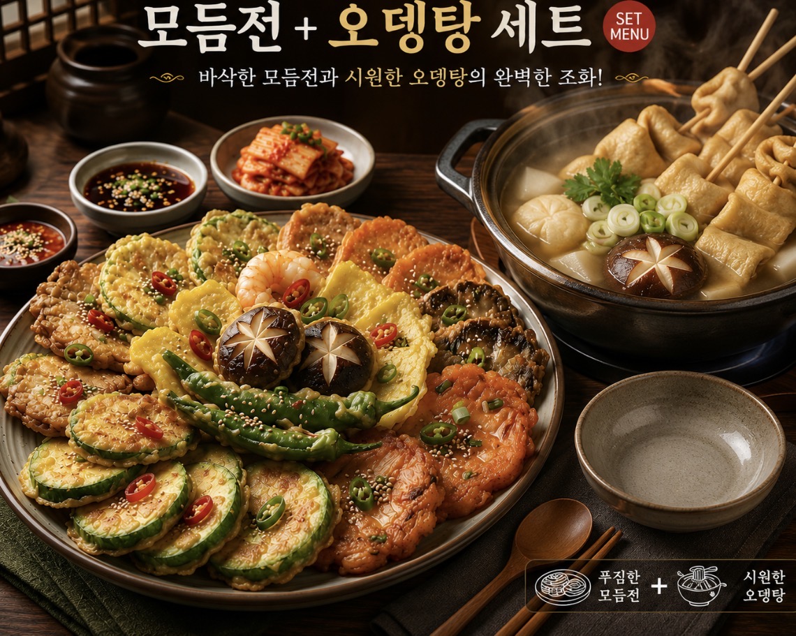 모듬전 + 오뎅탕