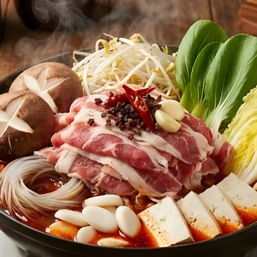우삼겹 마라전골